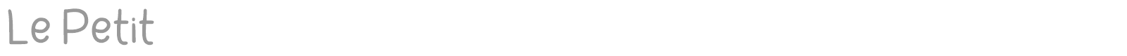 Le Petit font preview